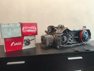 Nyrenoveret lang minarell motor 70cc  midrace