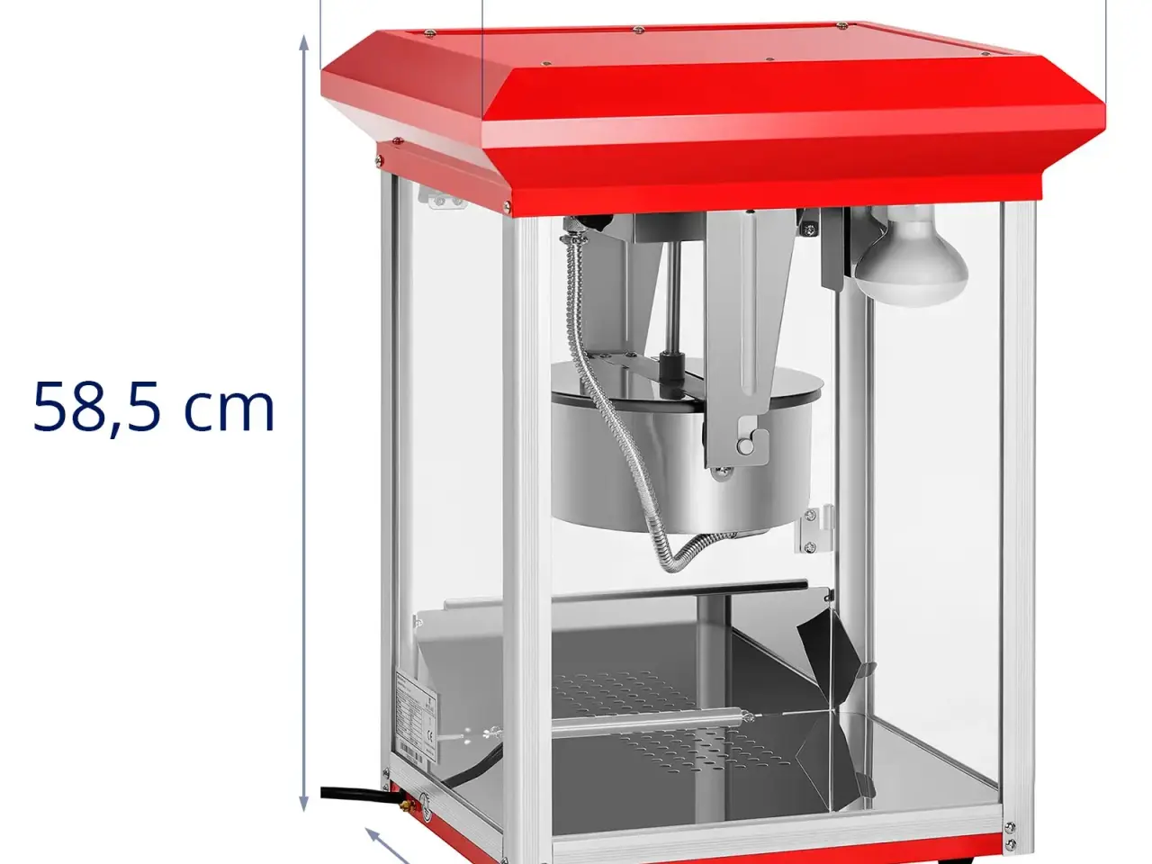Billede 8 - Popcornmaskine 48 L – 1350 W – rød – 8 ounce