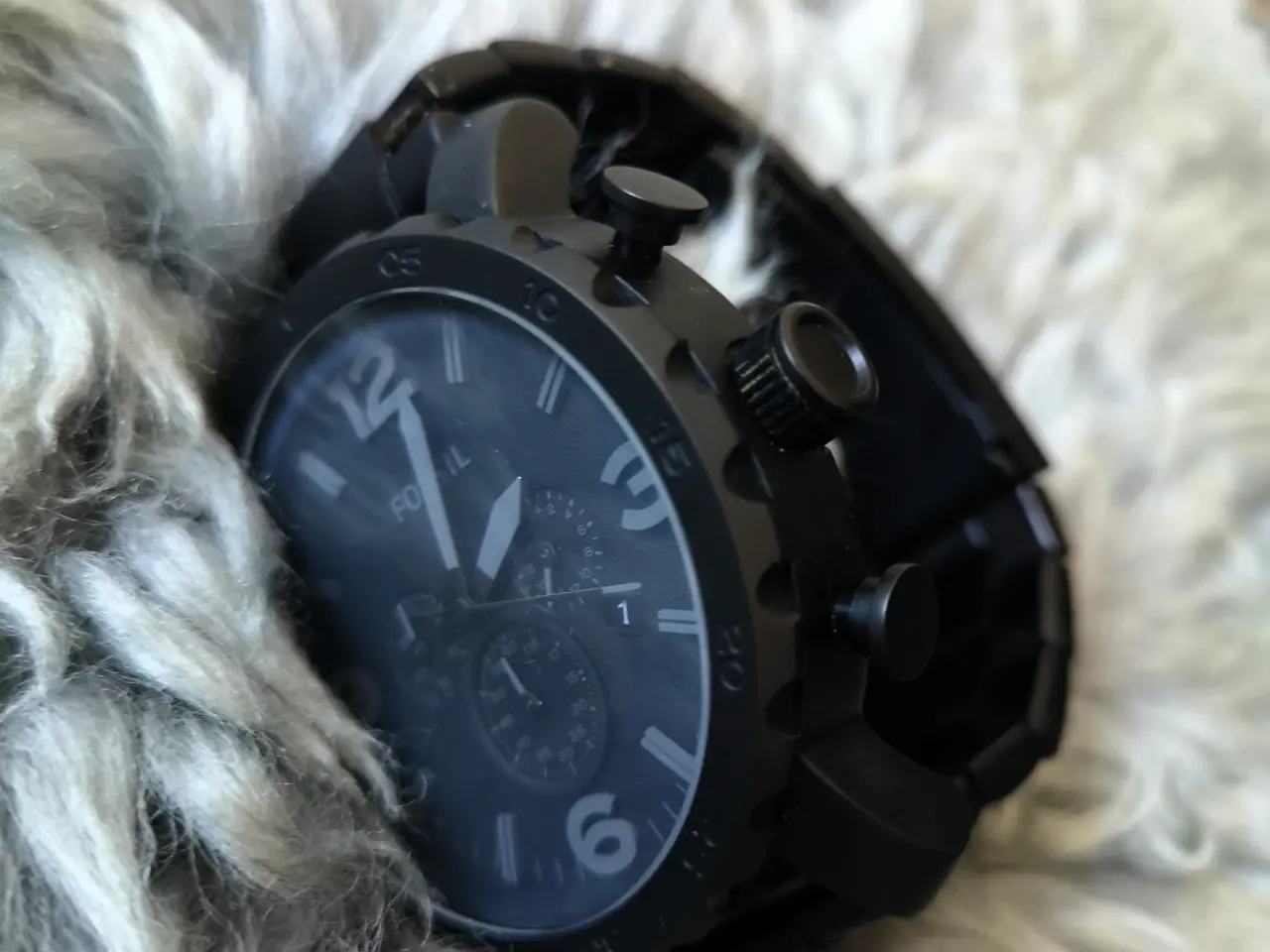 Billede 11 - 6 x Fossil herreur + 3 x Fossil armbånd
