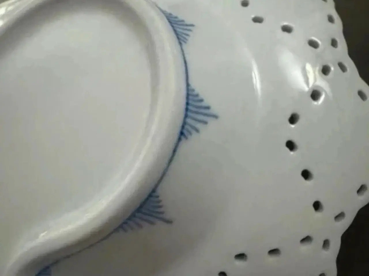 Billede 12 - Musselmalet Helblonde Asiet 25 cm