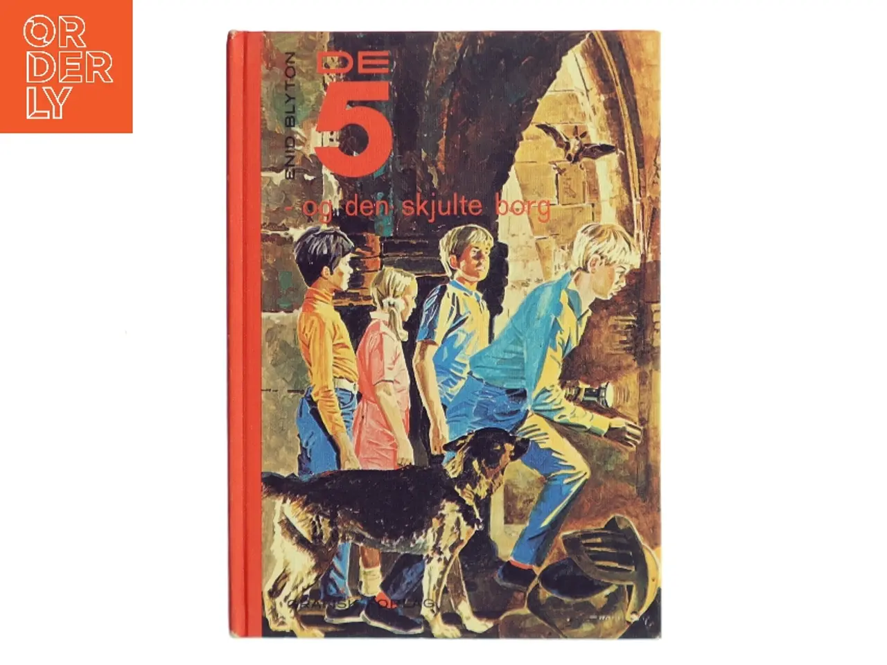 Billede 1 - De 5 og den skjulte borg af Enid Blyton (Bog)