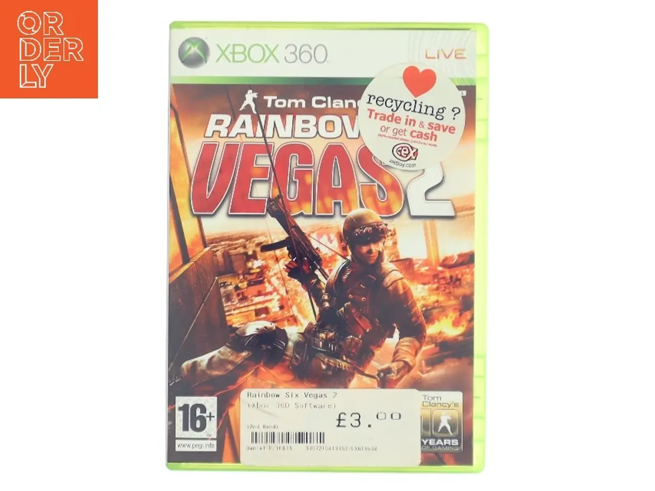 Billede 1 - Xbox 360: Tom Clancy's Rainbow Six: Vegas 2 (DVD)