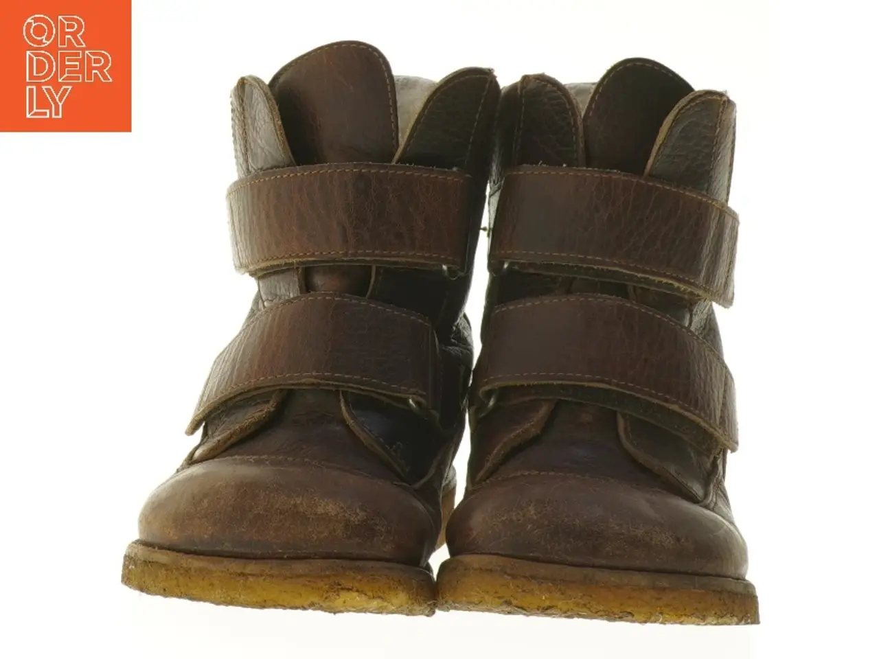 Billede 2 - Brune børnestøvler med velcro fra Angulus (str. 22,5 cm)