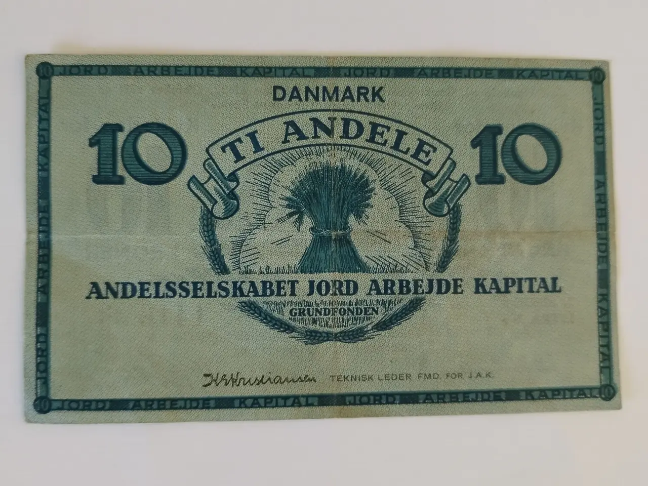 Billede 2 - 10 Kroner Jord . Arbejde. Kapitel