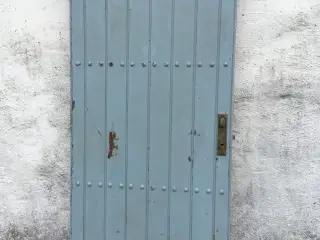 Isoleret, hårdttræ Udhus/stalddør