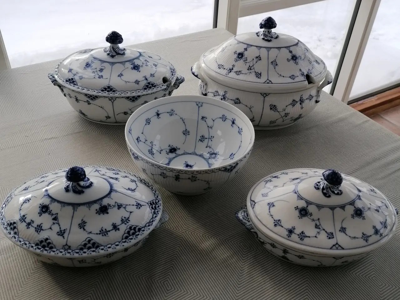 Billede 6 - muselmalet porcelæn