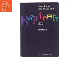 Kapiert? : begyndertysk for gymnasiet (Bog)