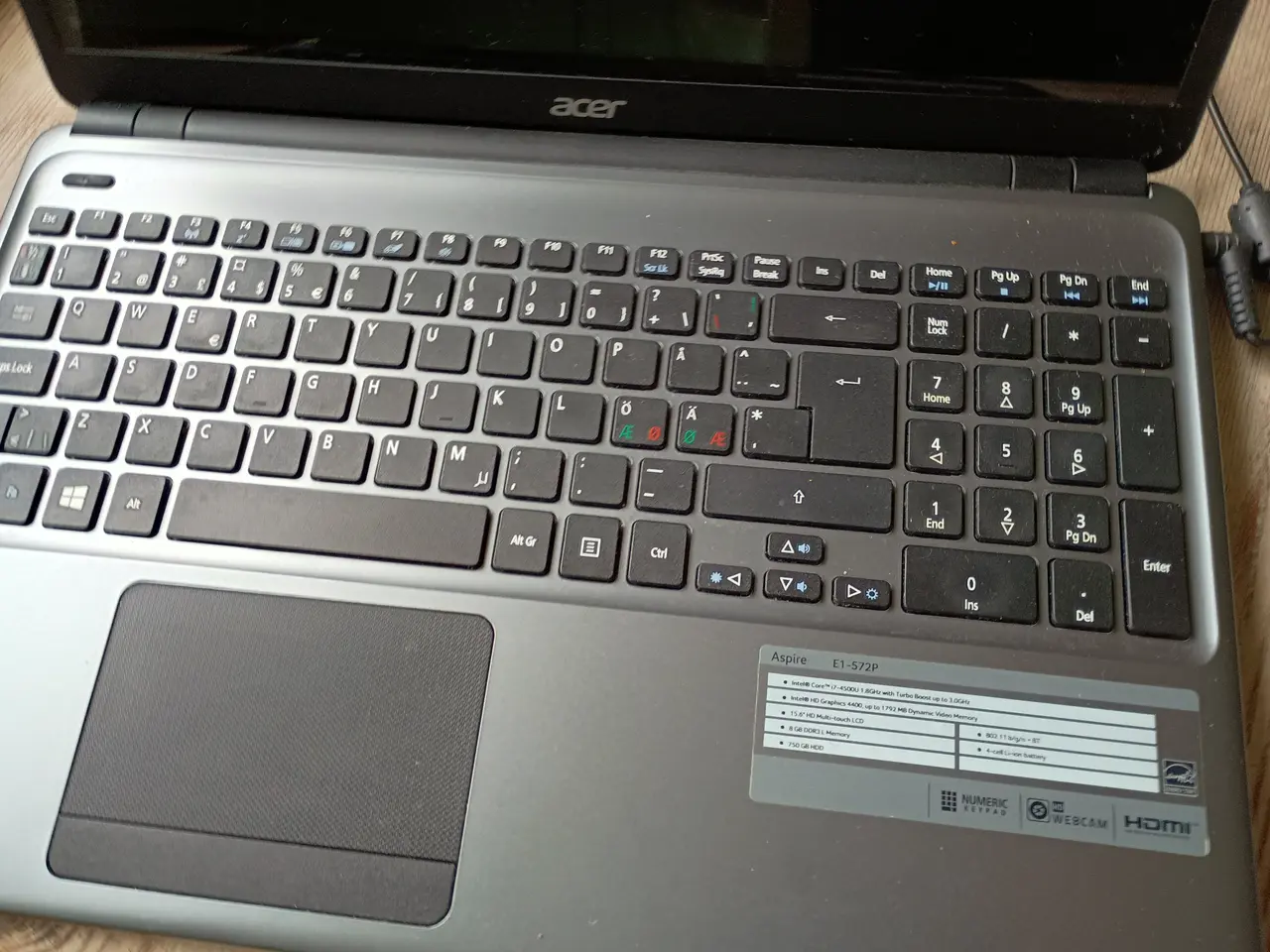 Billede 4 - Acer Aspire E1-572P