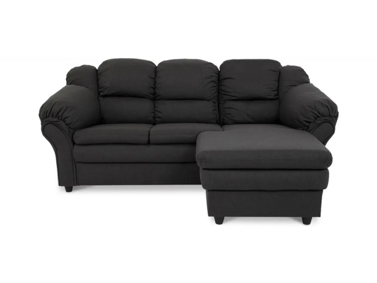 Billede 1 - Tønder ch. sofa - 3 pers. højre - Koksgrå Inari 95