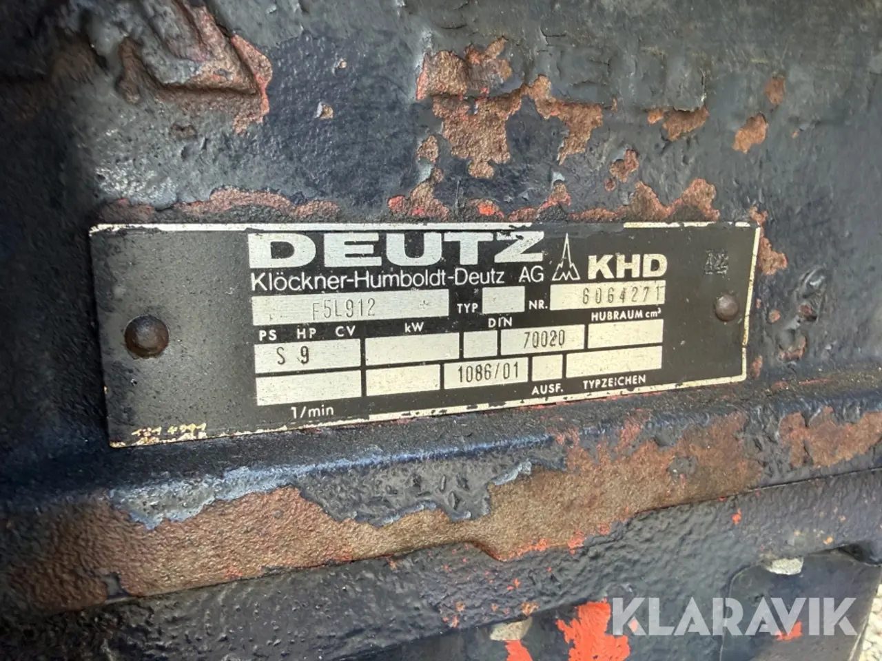 Billede 6 - Veterantraktor Deutz DX90-S
