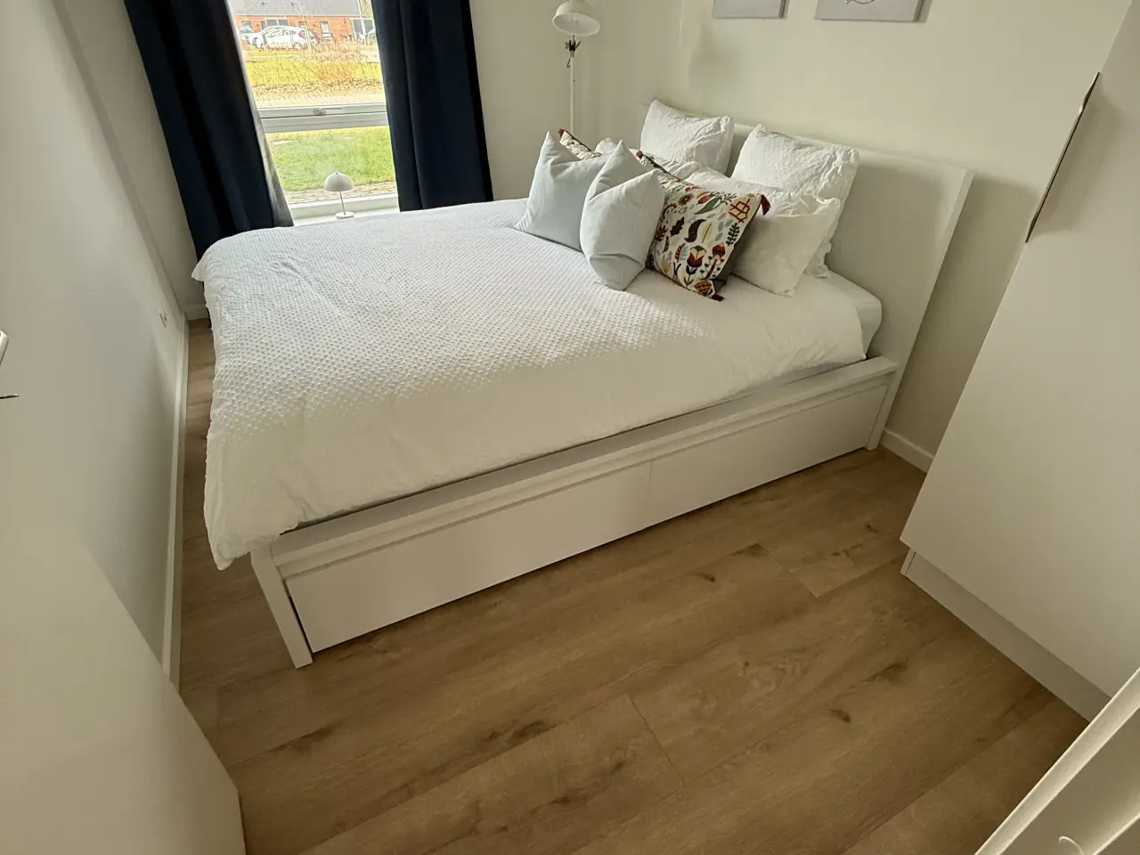 Billede 1 - IKEA Malm doublebad white with slatted frame