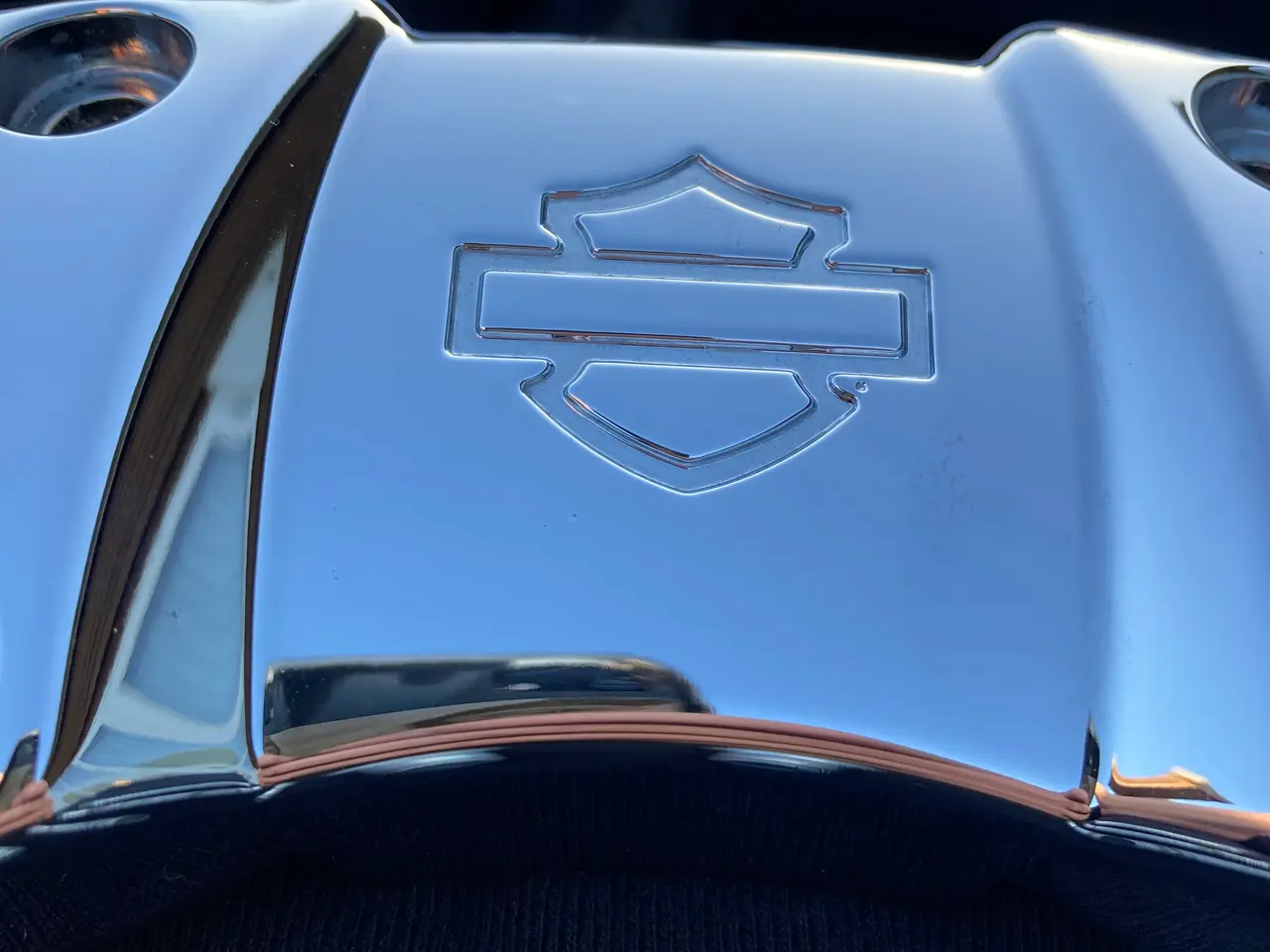 Billede 2 - Harley risers i krom til 1 1/4” - 31,75 mm styr