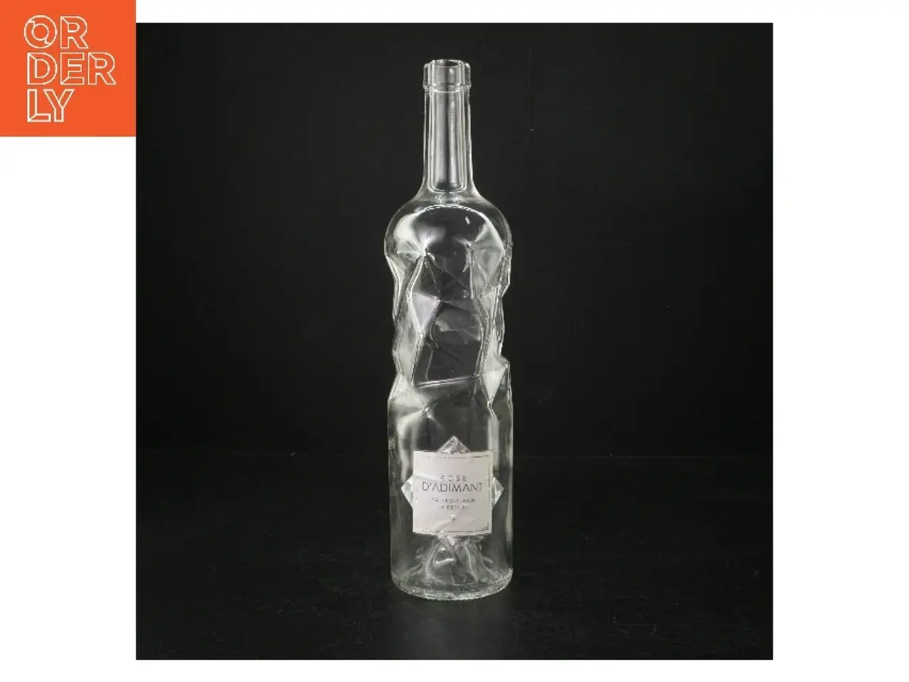 Billede 1 - Dekorativ tom glasflaske (str. 75 cl)