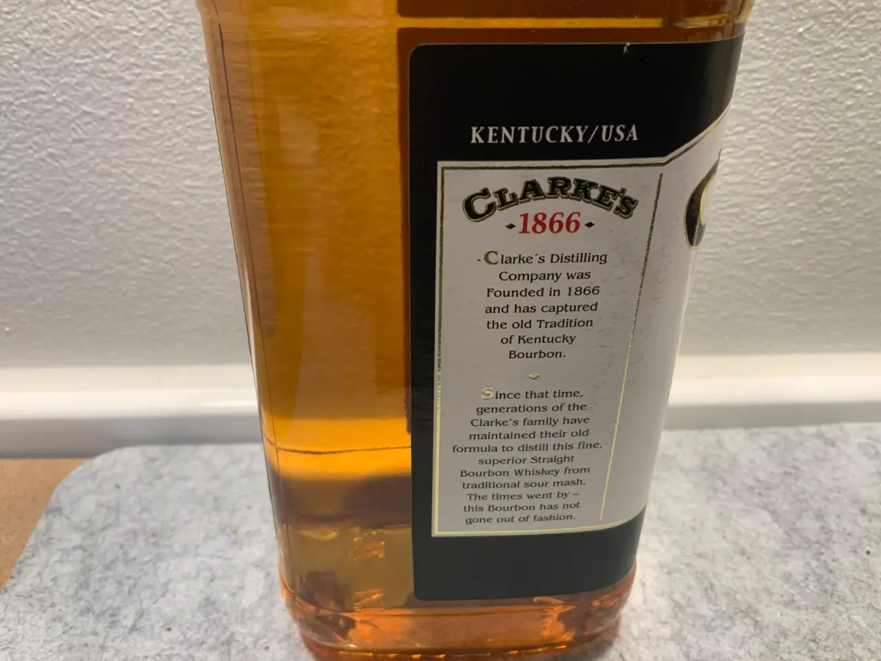 Billede 5 - Clarke's 1866 Kentucky Straight Bourbon Whiskey