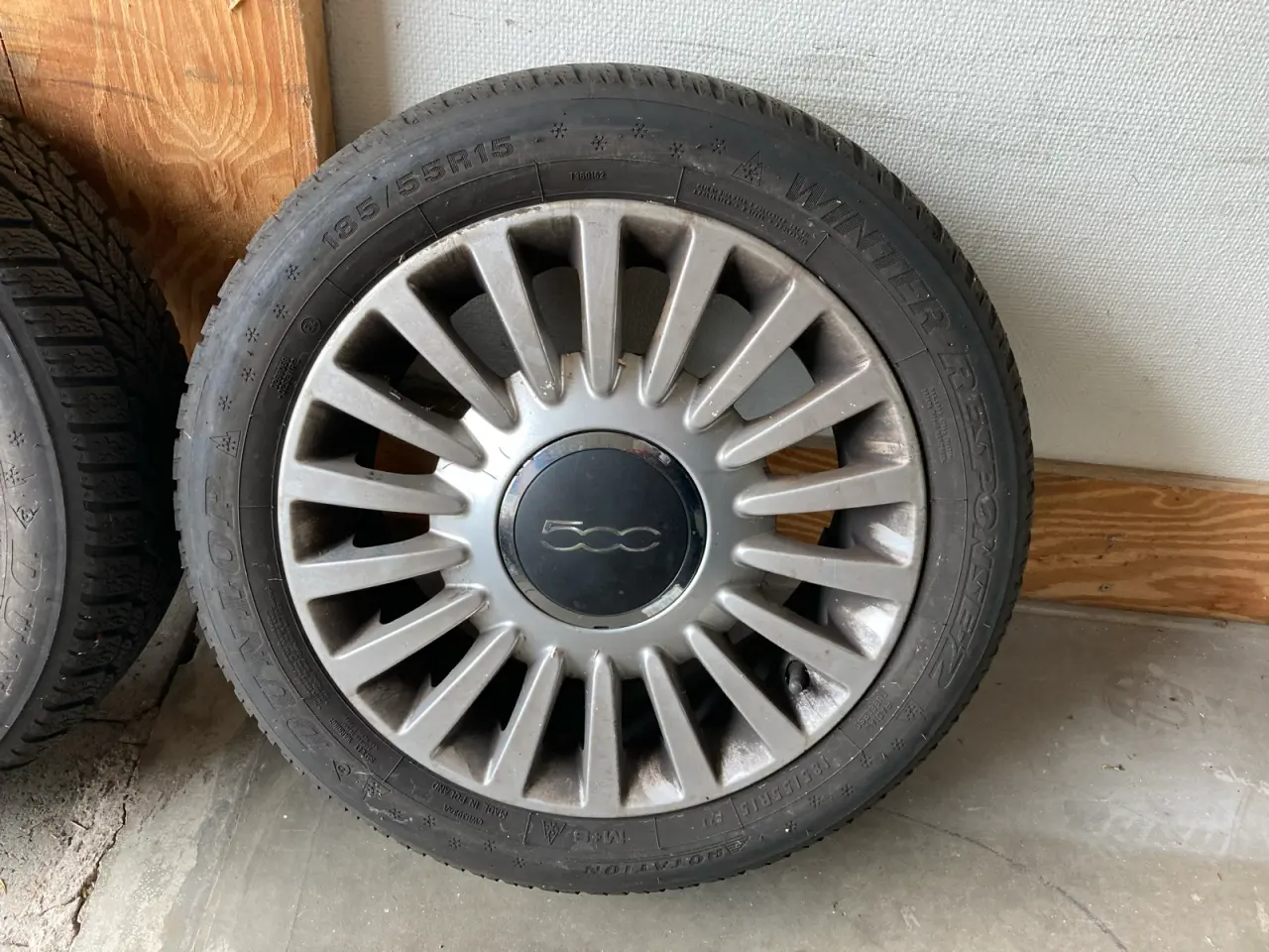 Billede 5 - Originale Fiat 500 Lounge vinterhjul