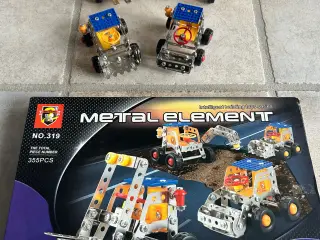 Metal byggesæt biler
