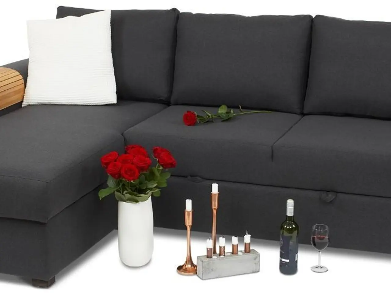 Billede 18 - Sovesofa Studio Deluxe med vendbar chaiselong - Koksgrå Inari 95