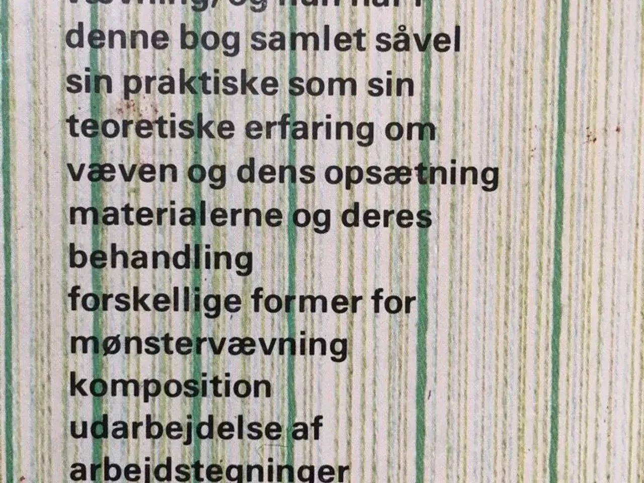 Billede 2 - VÆVEBOG * Rammevæv - Skaftevæv