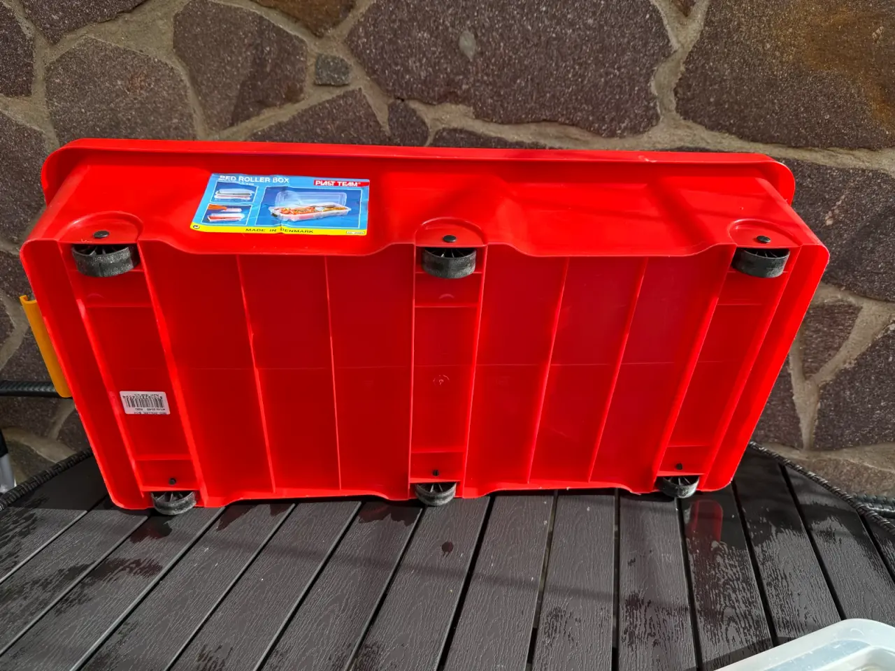 Billede 3 - Bedroller RETRO rød/gul