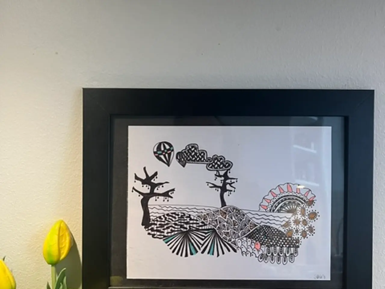 Billede 1 - Unik, original tushtegning fra 2011