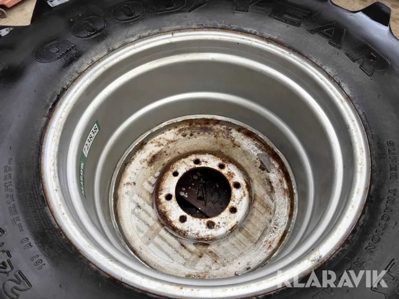 Billede 8 - Hjul Goodyear STR 24.5 R32 med Bredal-nav 2 Styk