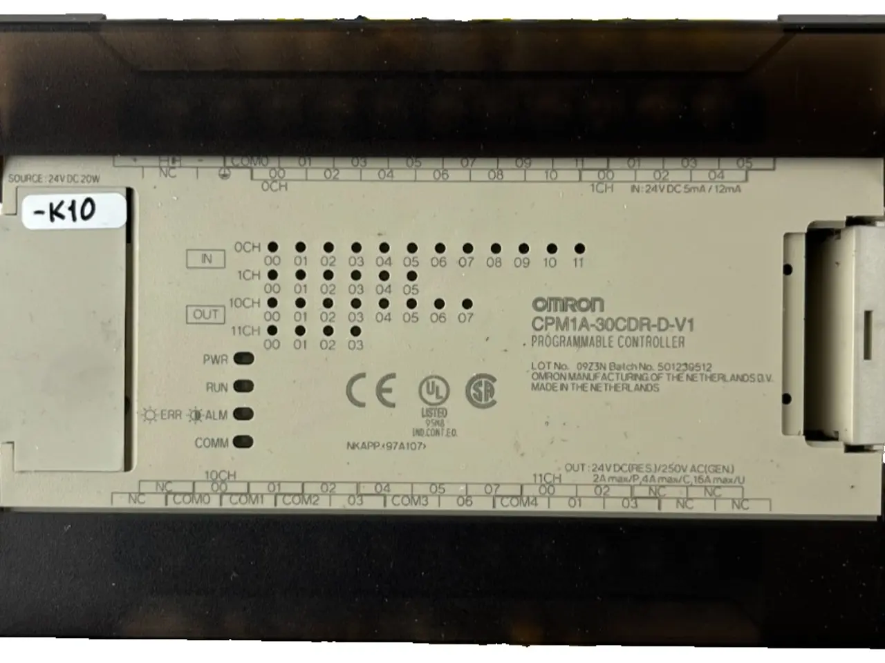 Billede 1 - Omron CPM1A-30CDR-D-V1 PLC Controller 24VDC 30 I/O