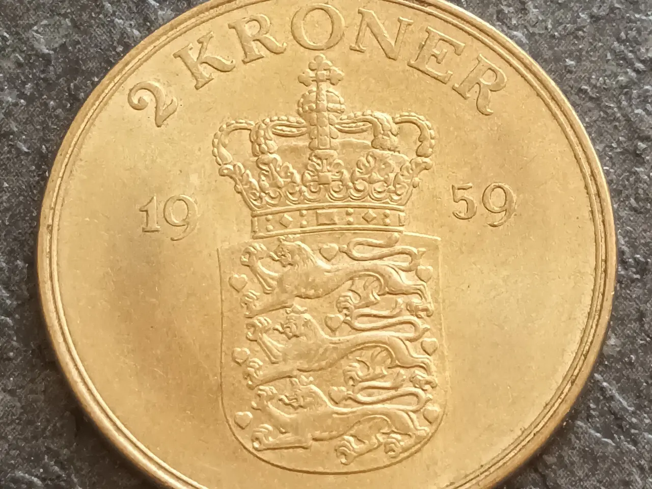 Billede 1 - 2 Kr 1959 i flot kvalitet.