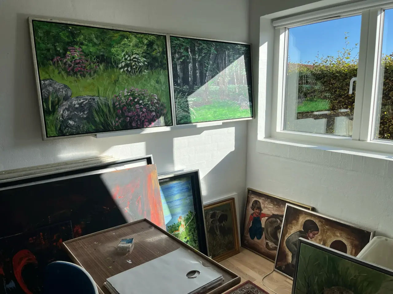 Billede 4 - Malerier flyttesalg atelier