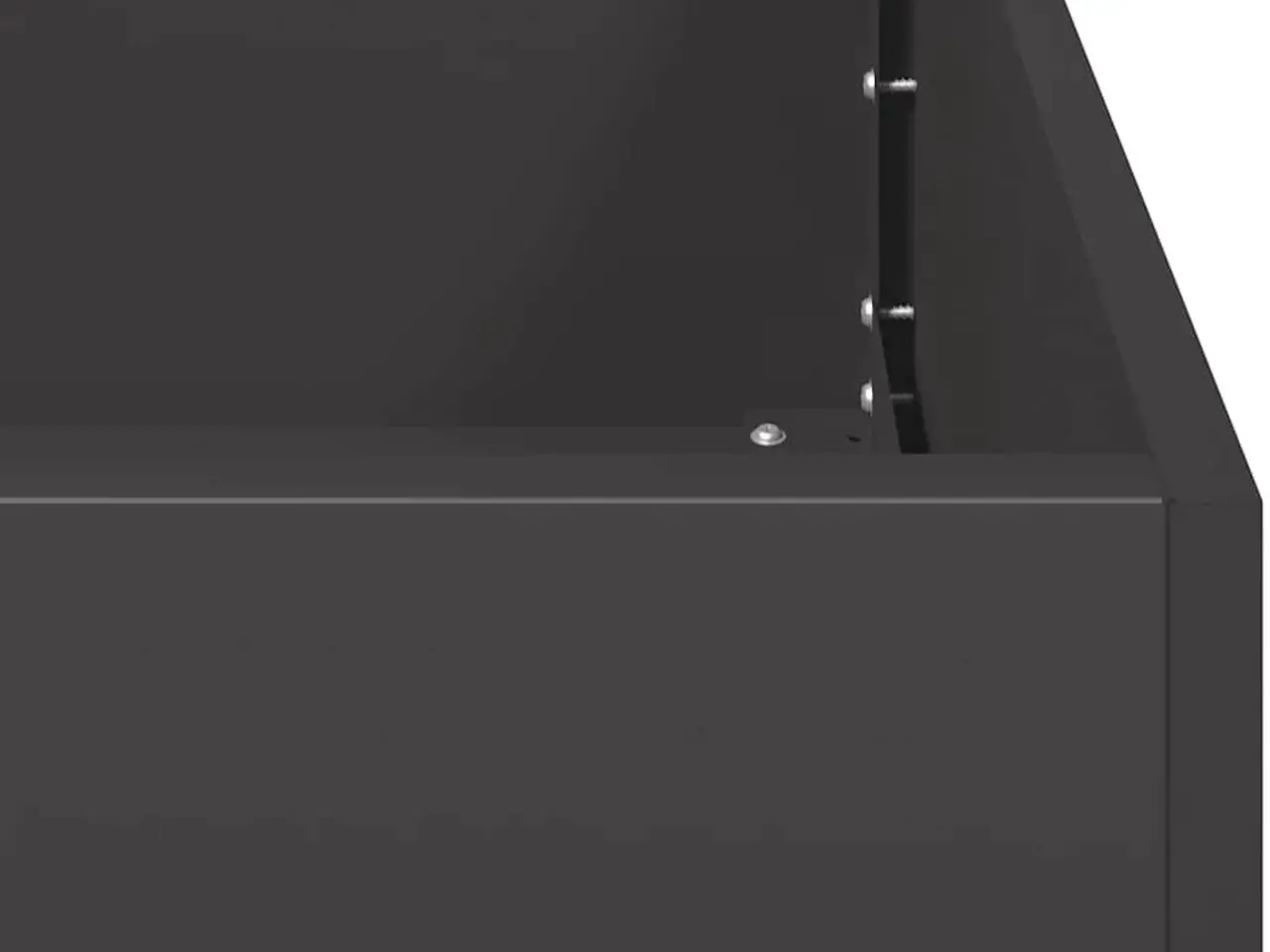 Billede 7 - Plantekasse 200x80x40 cm stål sort
