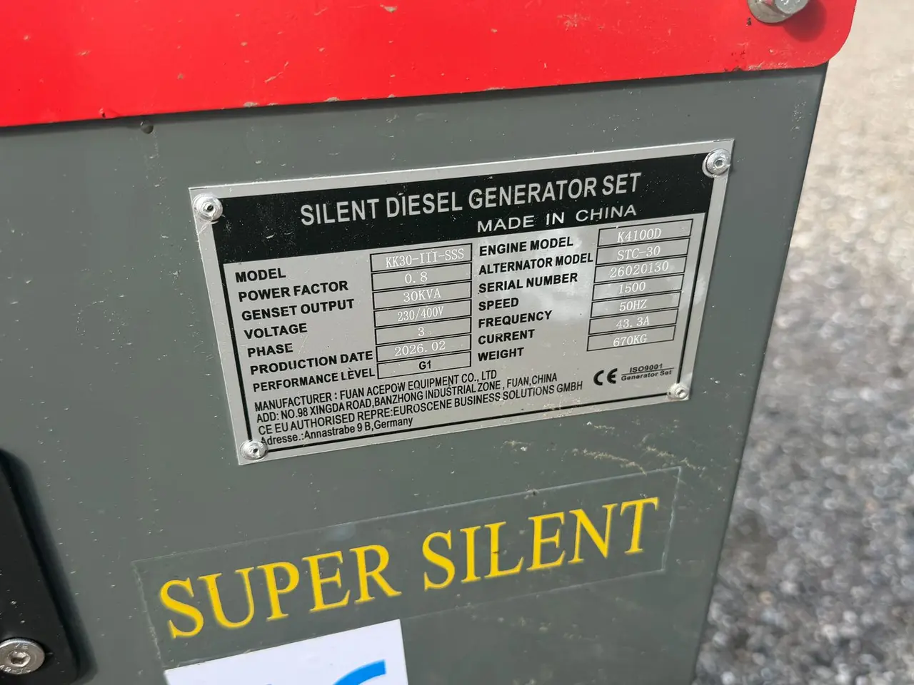 Billede 12 - KAWAKENKI KK-30 Stabil 30 KVA generator
