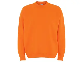 6 stk. SWEAT CREW NECK, ORANGE