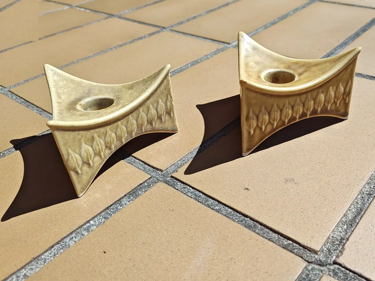 Billede 1 - Jens Harald Quistgaard Relief Lysestager - samlet