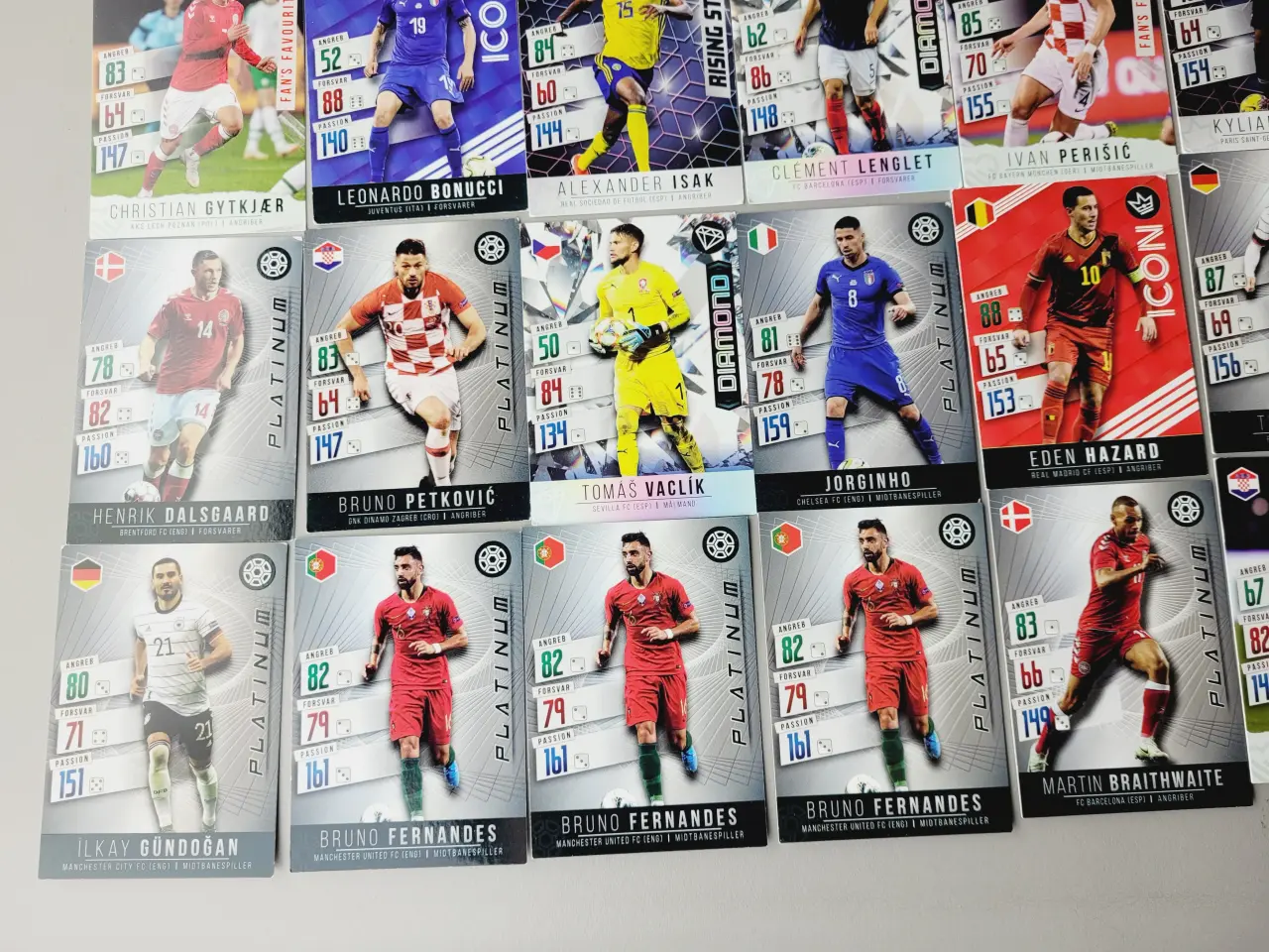 Billede 5 - : Panini Adrenalyn XL fodboldkort – Samling på 50 