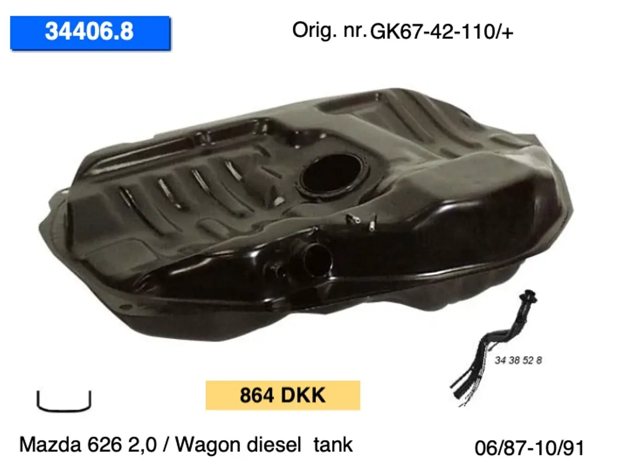 Billede 7 - Mazda 626 GD-GV (87-96) tanke