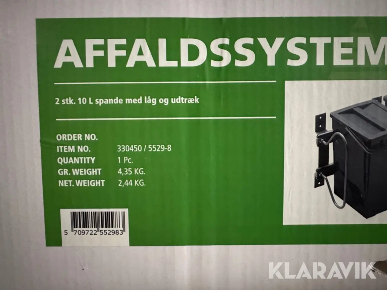 Billede 4 - Affaldssystem spande 10 Liters - 16 styks