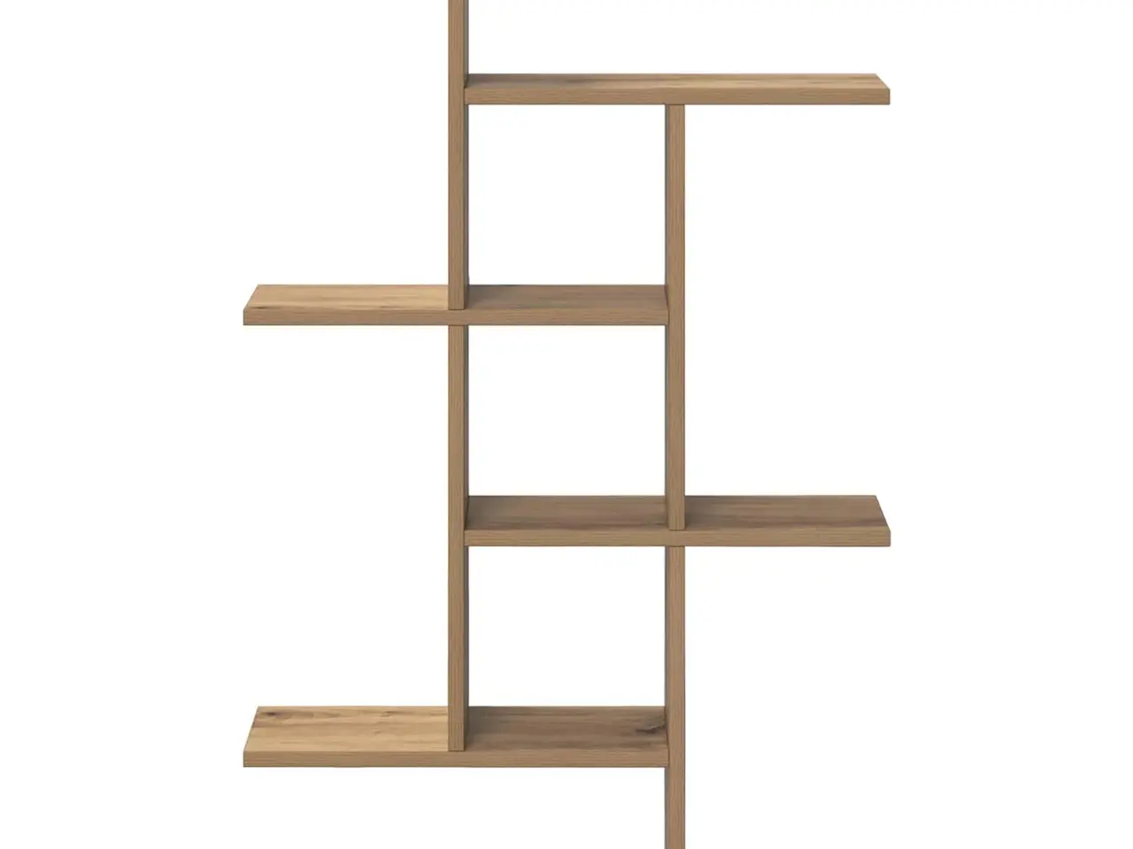 Billede 4 - Væghylde i artisan-eg 61 x 15 x 102 cm i konstrueret træ