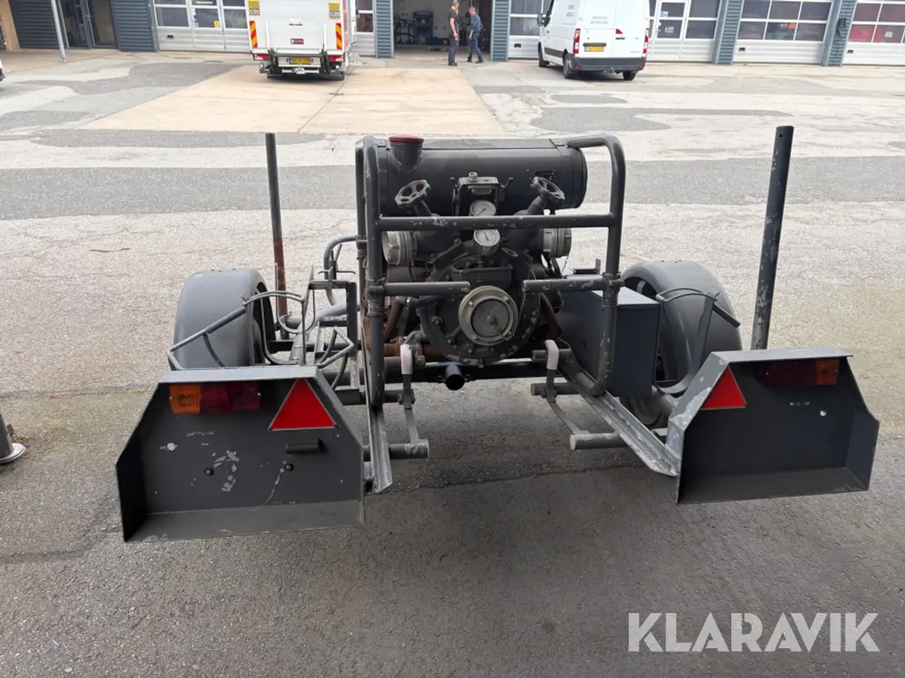 Billede 4 - Vandforsyningsenhed / brandpumpe på trailer DVI 12/3 1200 bobbel motor