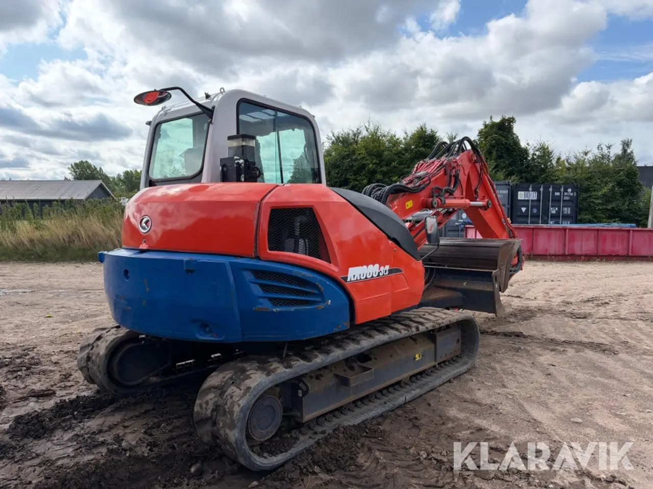 Billede 5 - Gravemaskine Kubota KX080-3 med citybom