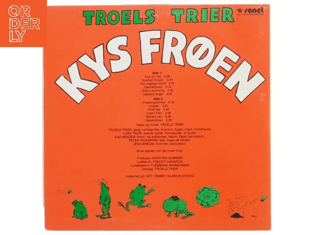Billede 2 - Troels Trier – Kys Frøen LP