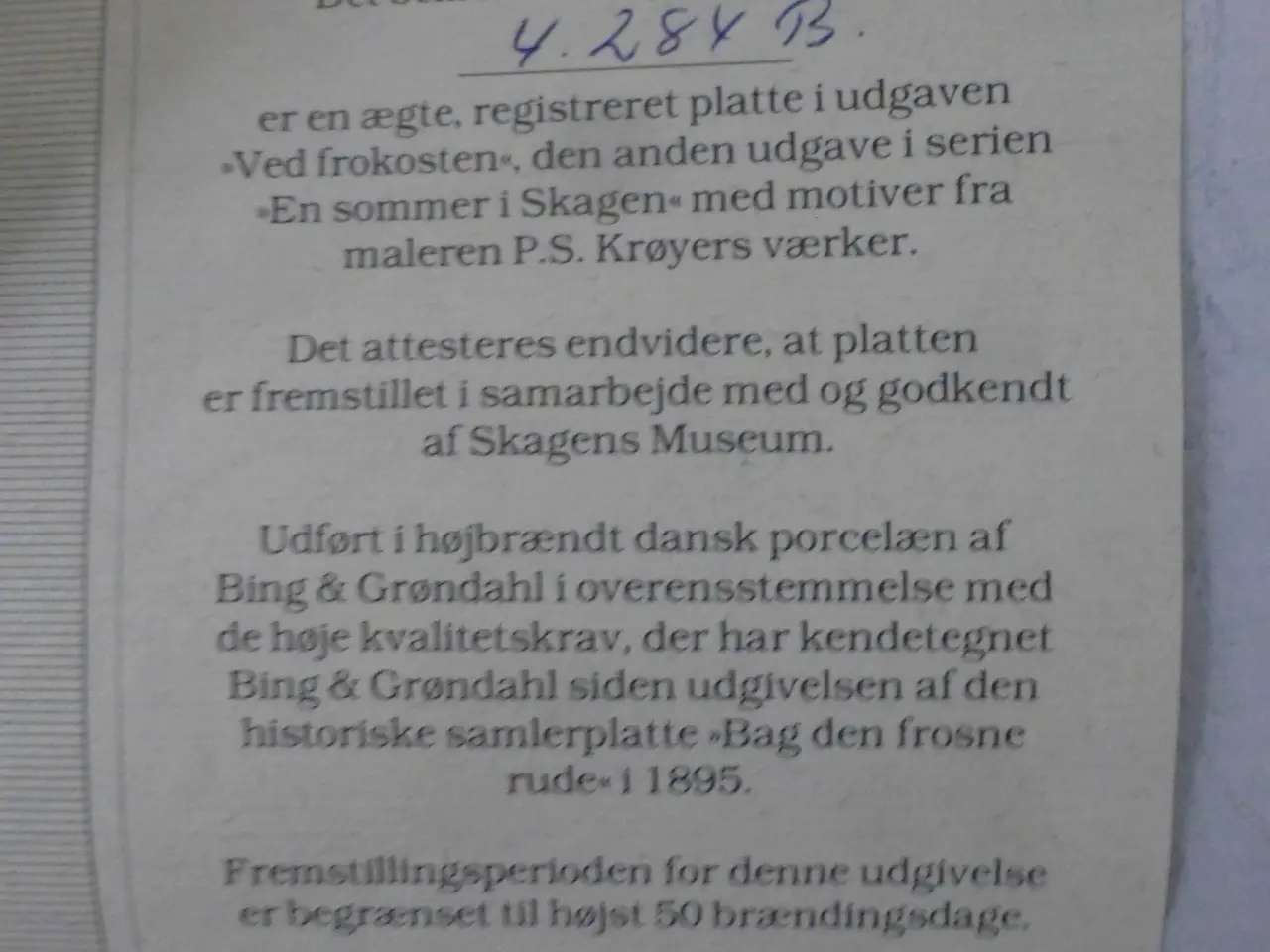 Billede 2 - B&G Skagen Platter 1+2+3