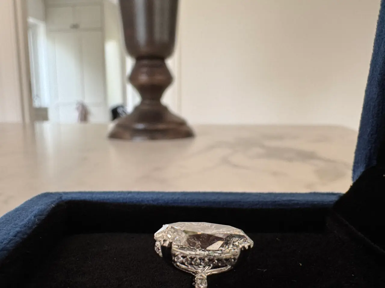 Billede 3 - Diamant forlovelses ring 5+ carat 18k hvidguld