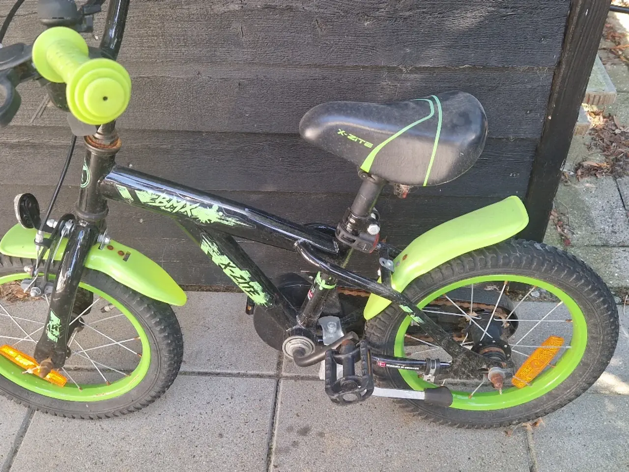 Billede 5 - X-ZITE BMX børnecykel 14" sort/grøn