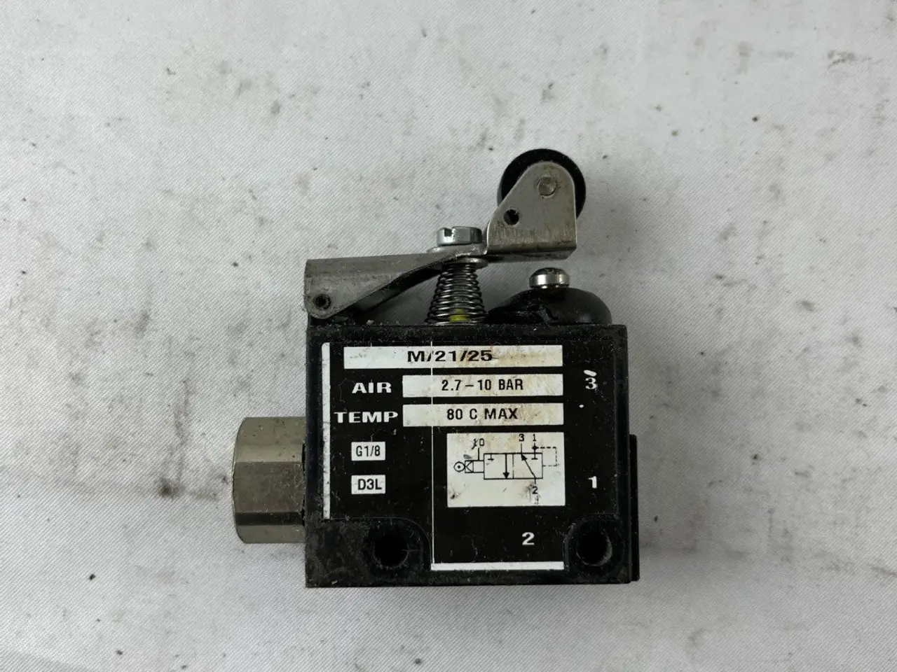Billede 5 - Norgren M/21/25 Pneumatic Roller Lever ventil G1/8