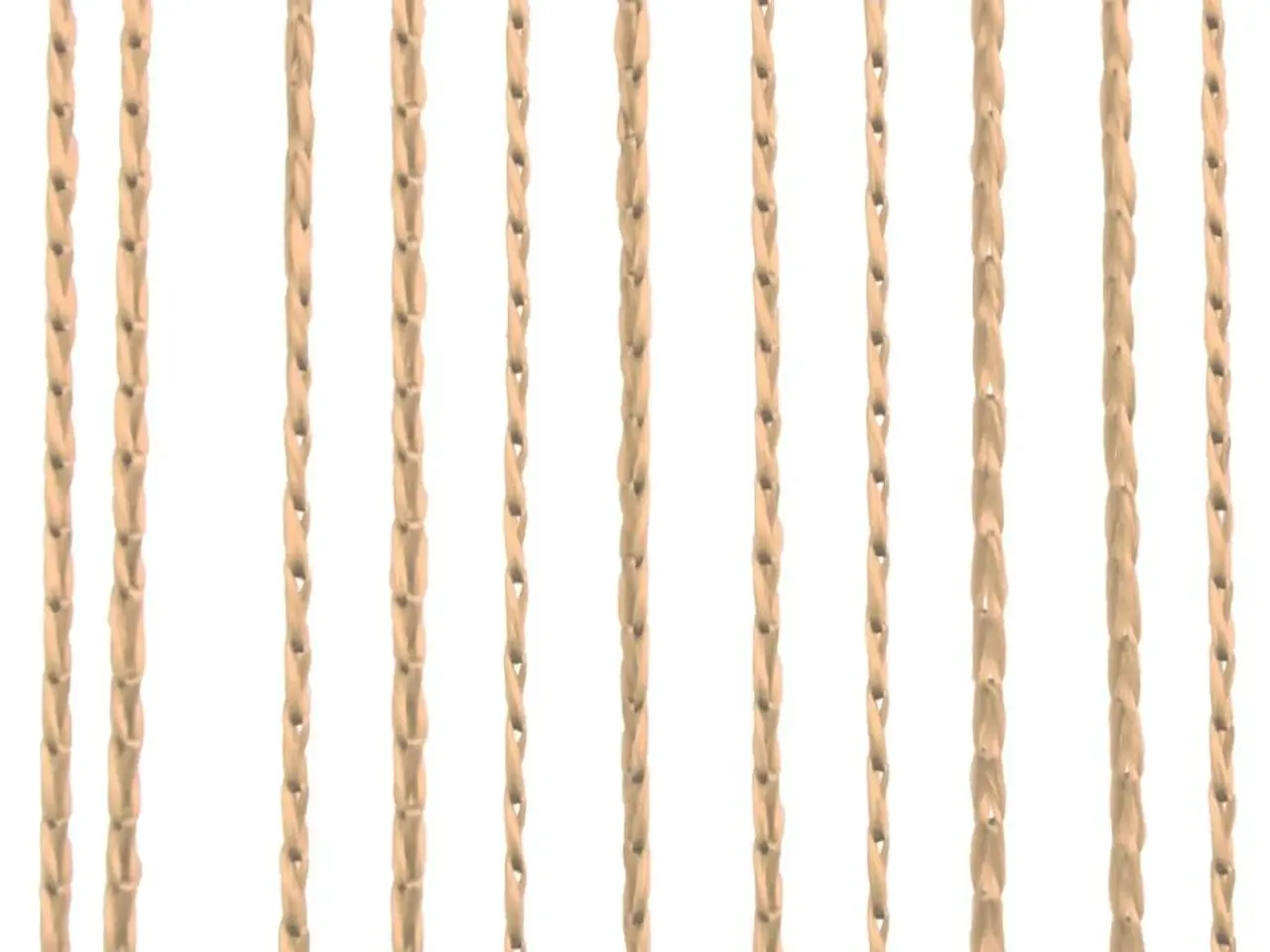 Billede 4 - Trådgardiner 2 stk. 140 × 250 cm - beige