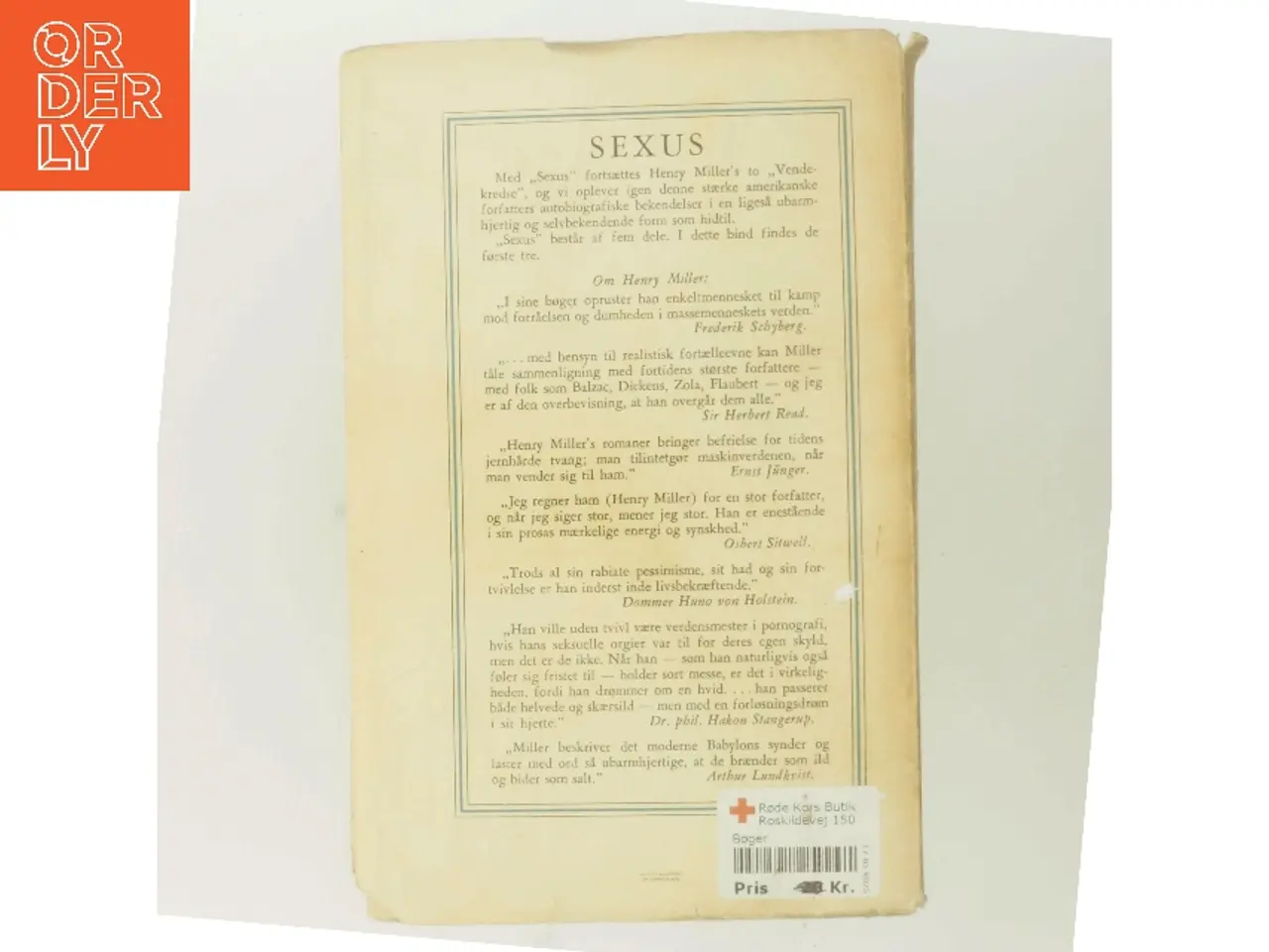 Billede 3 - Sexus af Henry Miller (Bog)