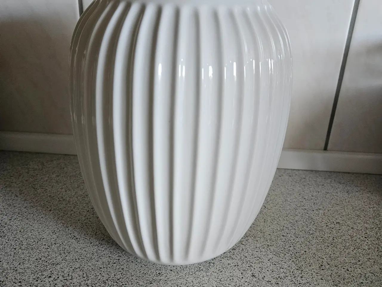 Billede 1 - Hvid Vase
