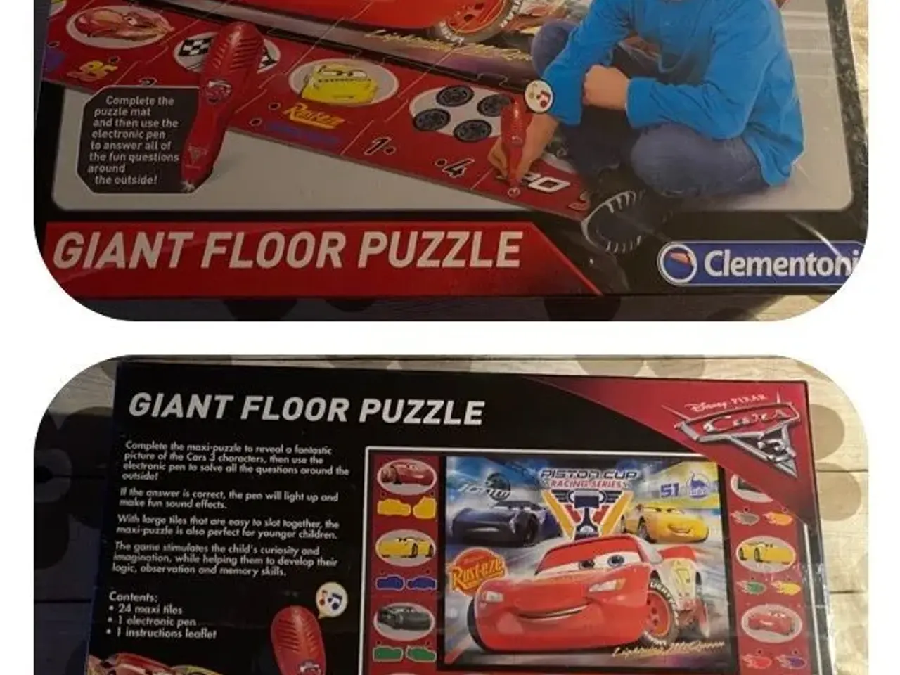 Billede 1 - Cars gulv puslespil