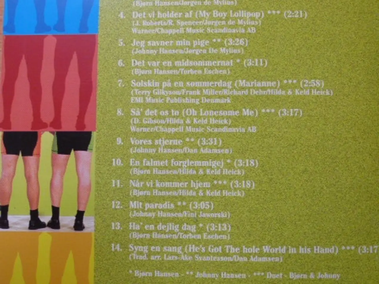 Billede 4 - Bjørn* & Johnny* – Gode Ben – CD