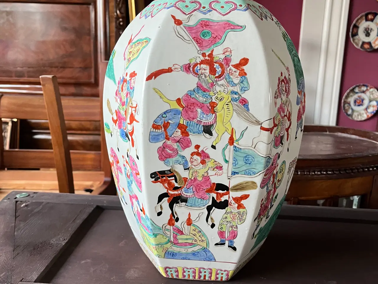 Billede 4 - Kinesisk porcelæns ingefærdkrukke
