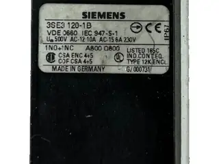 Siemens 3SE3 120-1B endestopkontakt 1NO+1NC 10A